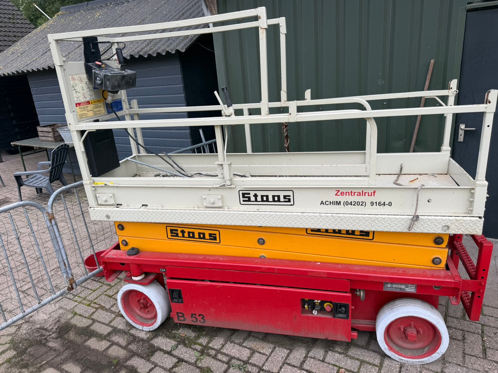 Staas schaar hoogwerker, Ophalen of Verzenden