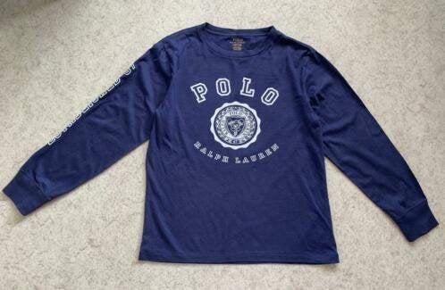 Originele donker blauwe RALPH LAUREN shirt, maat 140 - 146, Kinderen en Baby's, Kinderkleding | Maat 140, Verzenden, Zo goed als nieuw