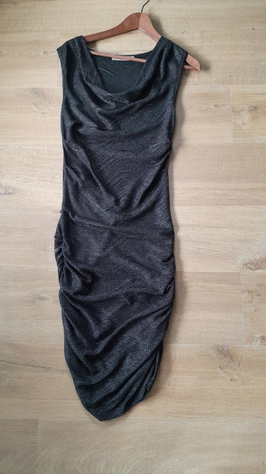 House of Luxury Jurk Maat M/38 - Zwart/Grijs Glitter, Maat 38/40 (M), Zwart, House of Luxury, Ophalen of Verzenden