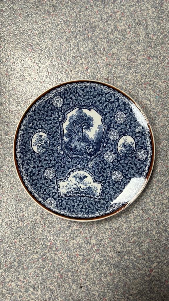 Bord ca 100 jaar oud (26 cm diameter), Antiek en Kunst, Antiek | Porselein, Ophalen of Verzenden