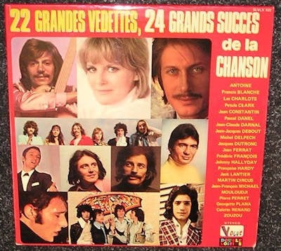 22 Grandes Vedettes, 24 Grands Succès la Chanson 1972 LP2091, Gebruikt, Pop, Ophalen of Verzenden, 12 inch