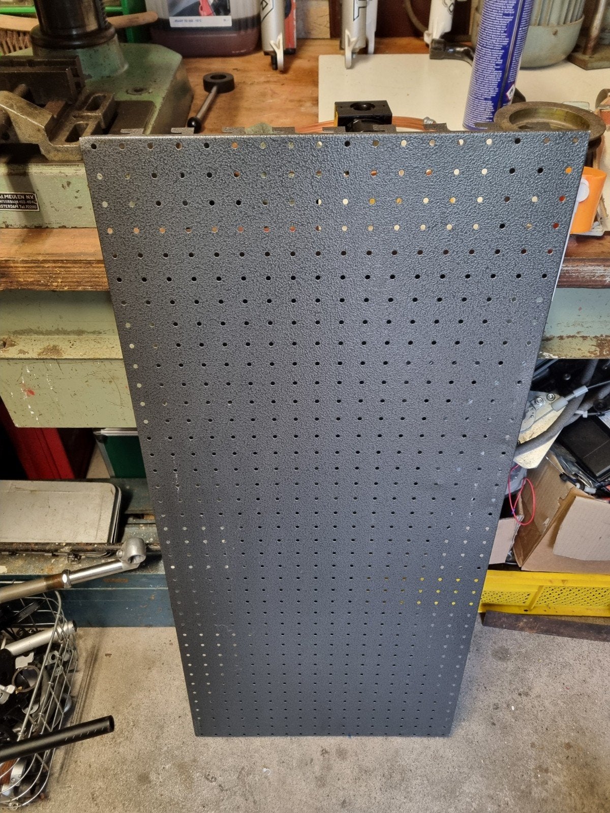 gereedschapsbord stelling achterwand Tego Metal, Ophalen