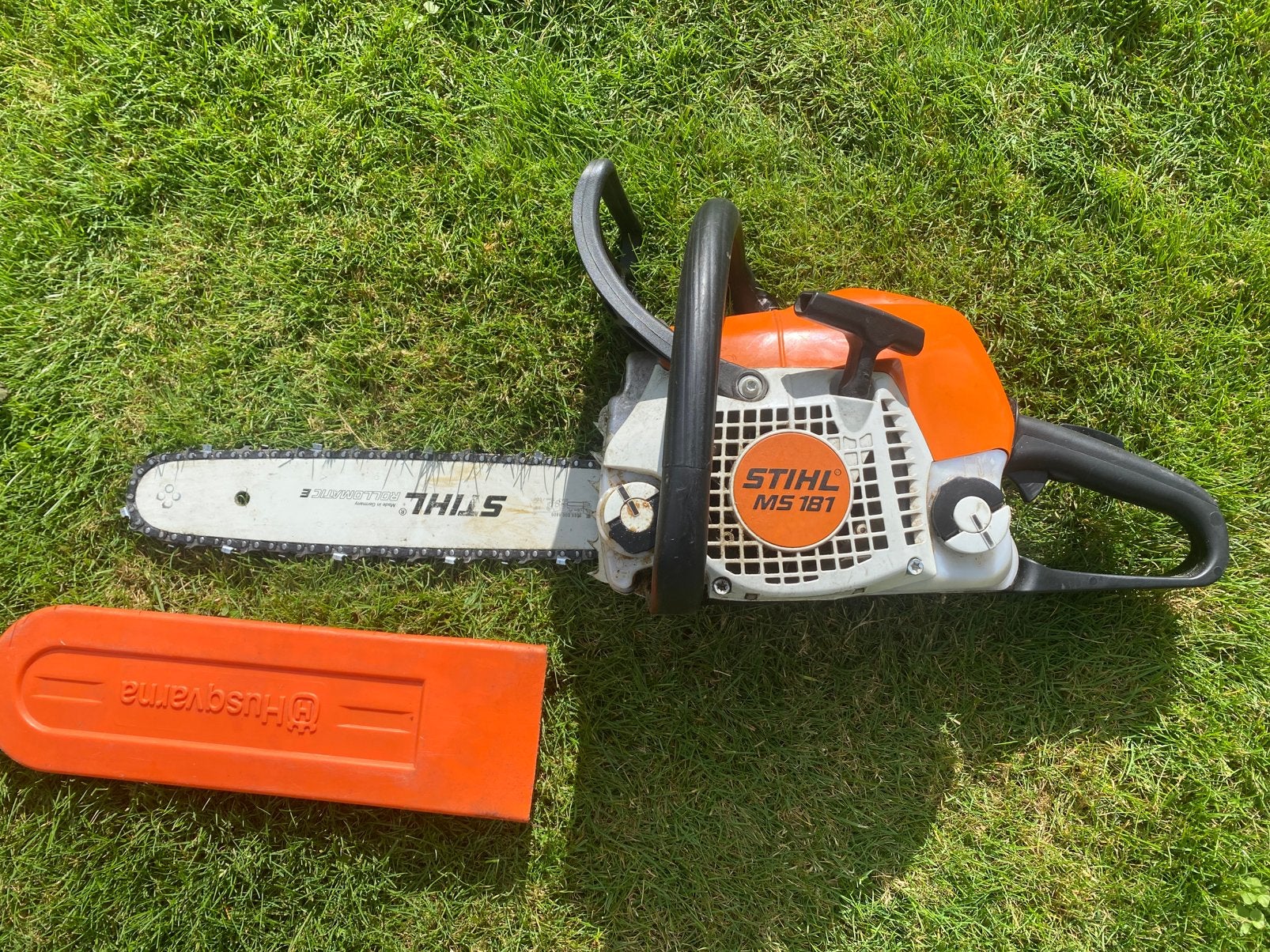 Stihl ms 181 kettingzaag weinig gebruikt, Tuin en Terras, Ophalen, Zo goed als nieuw