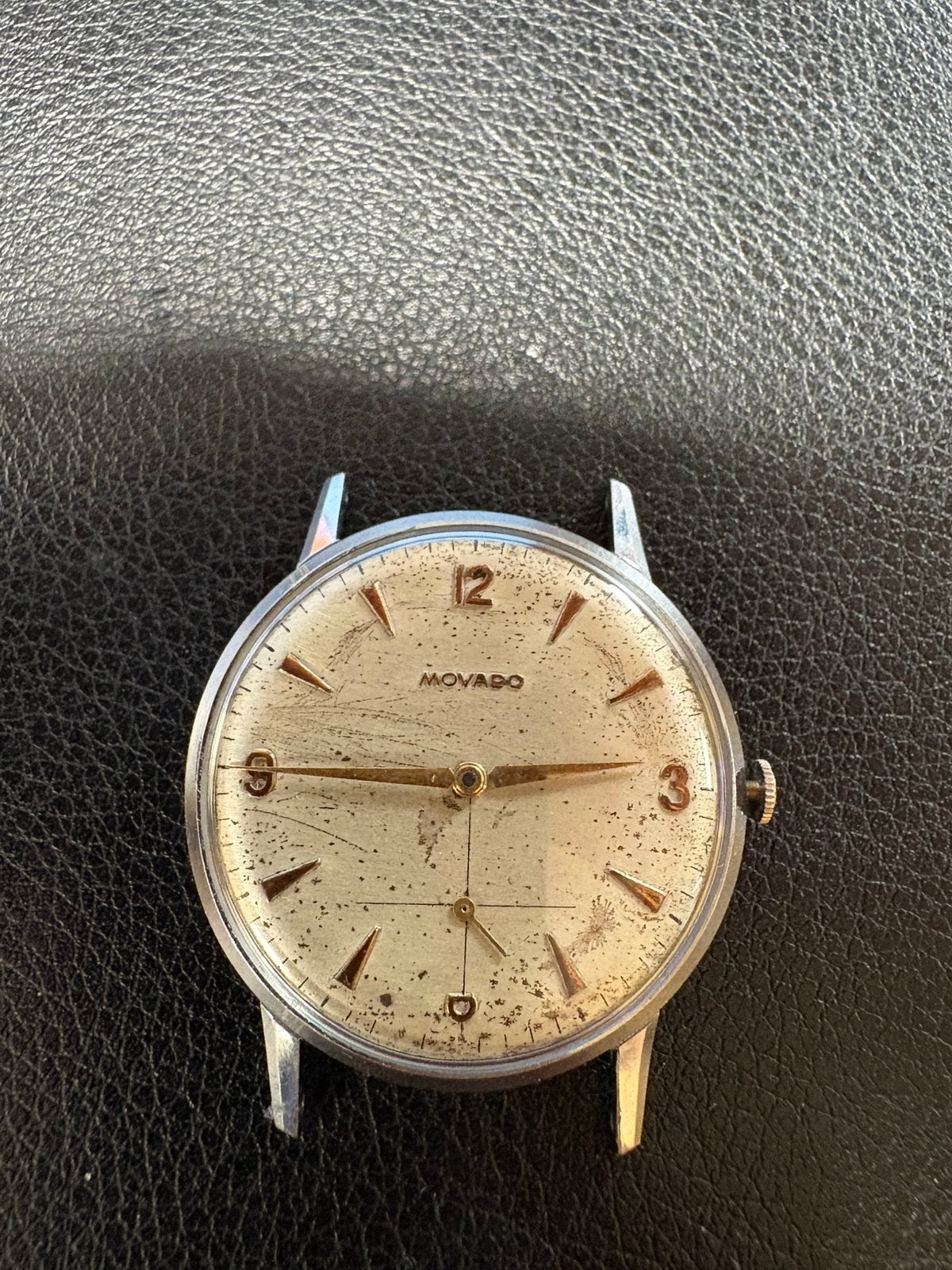 Movado horloge, Ophalen of Verzenden, Staal, Overige merken, 1960 of later