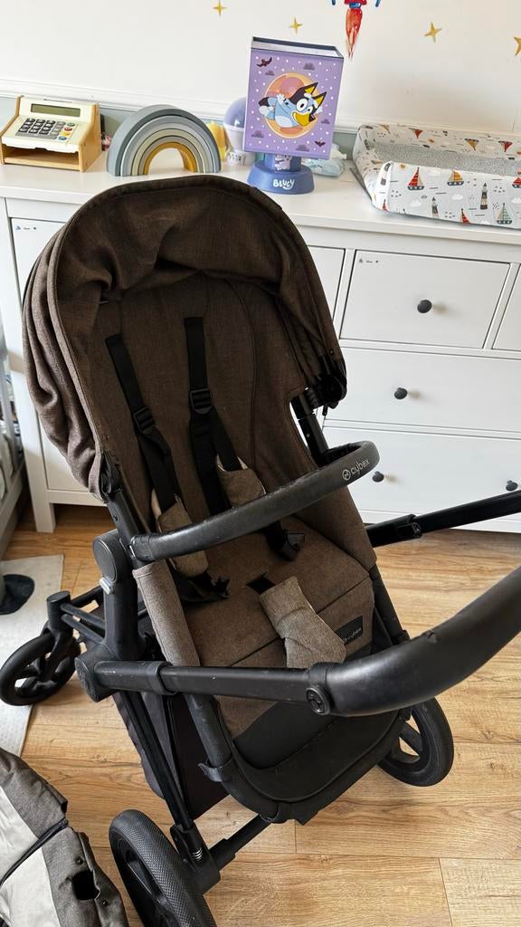 Cybex Priam 3 Combiwagen met reiswieg - 2 in 1, Overige merken, Ophalen of Verzenden, Zo goed als nieuw, Combiwagen