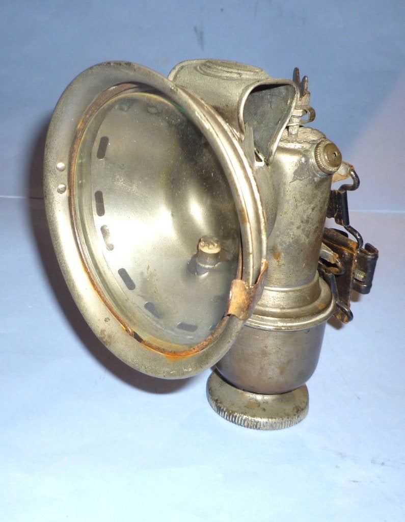 Mooie Häckel Carbid lamp, Ophalen of Verzenden, Gebruikt, Overig, Voorlicht