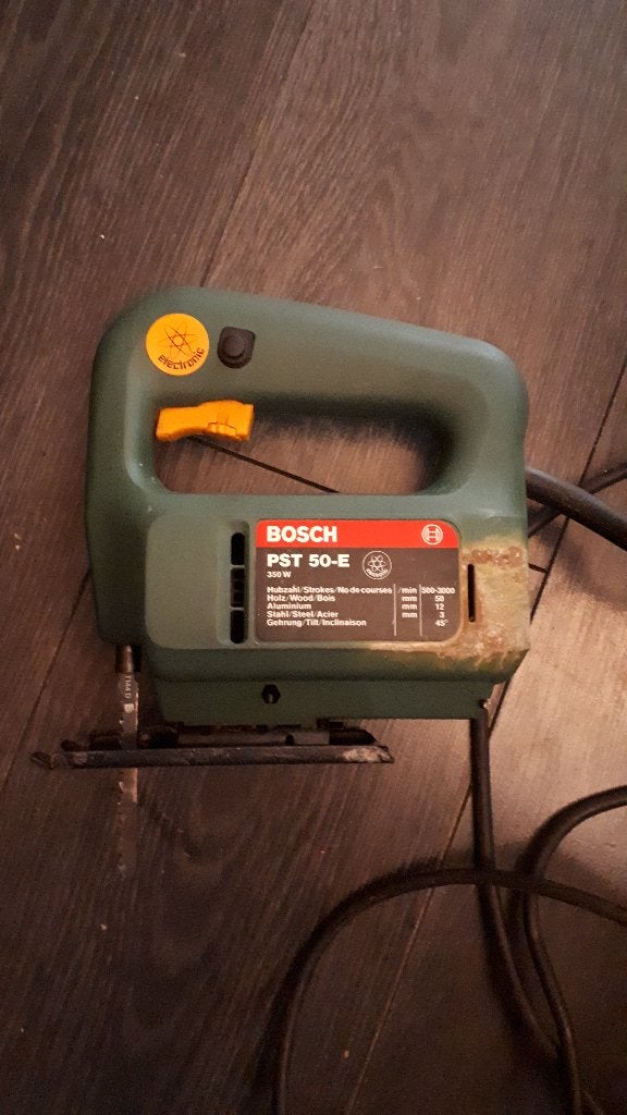 Bosch PST 50-E Decoupeerzaag in prima staat, Ophalen, Gebruikt, Bosch, Minder dan 600 watt