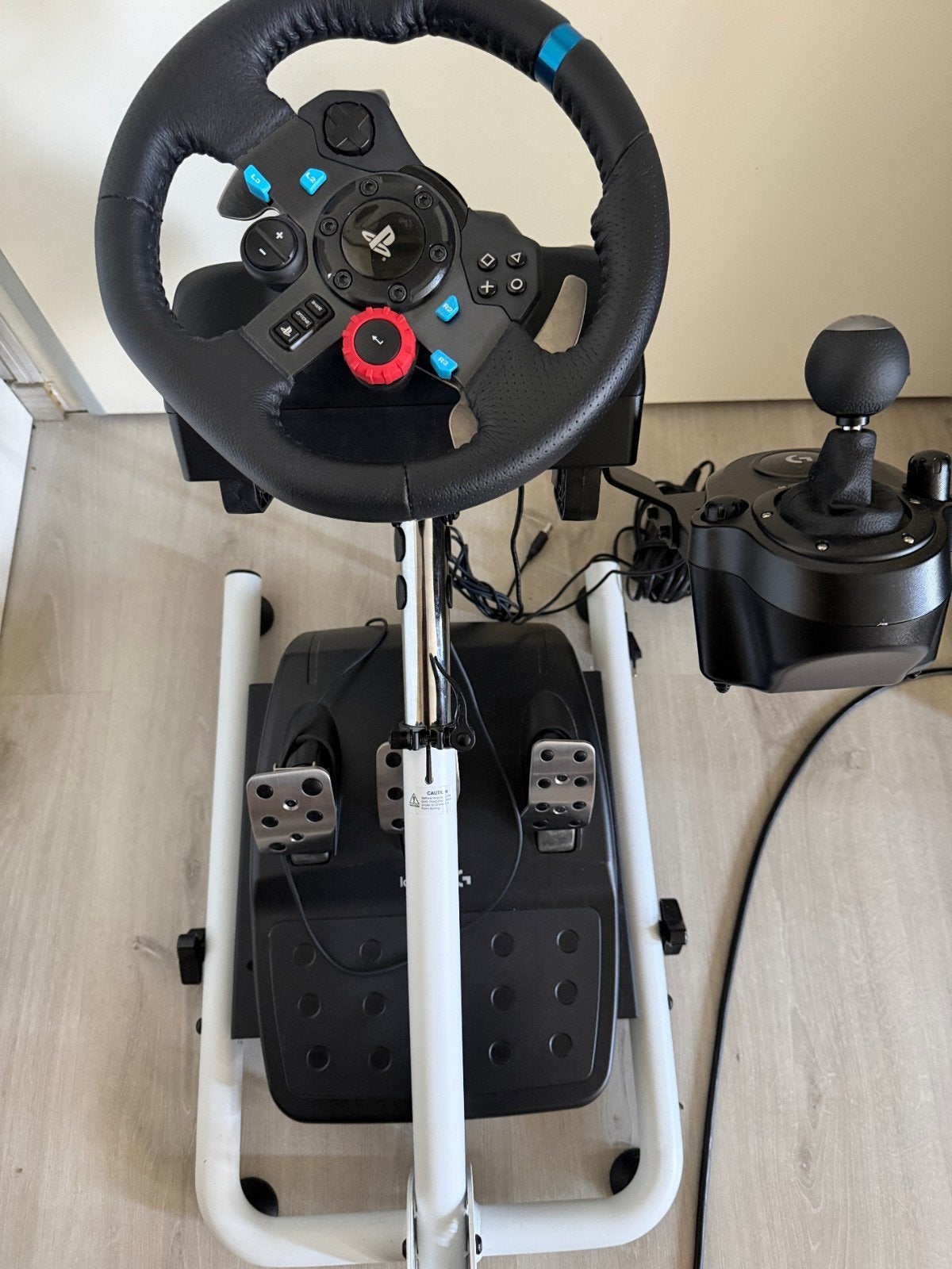 Logitech G29 Racing Stuur + Shifter + Opvouwbare Stand, Spelcomputers en Games, Ophalen of Verzenden, Zo goed als nieuw, Stuur of Pedalen