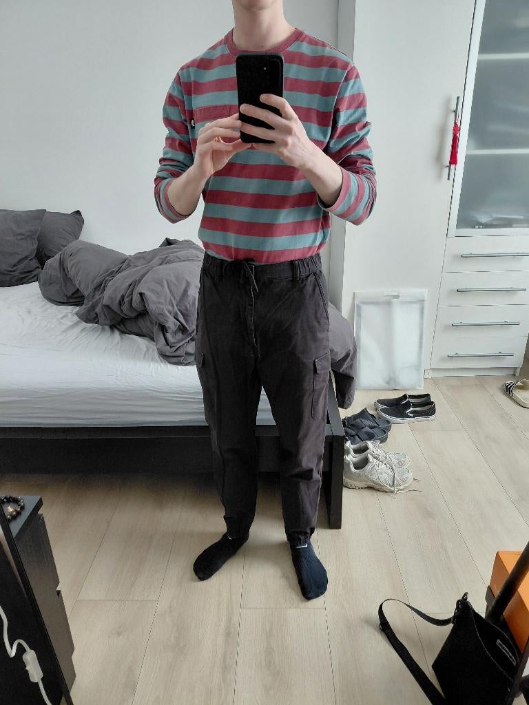 Uniqlo cargo pants, Uniqlo, Ophalen of Verzenden, Grijs, Gedragen