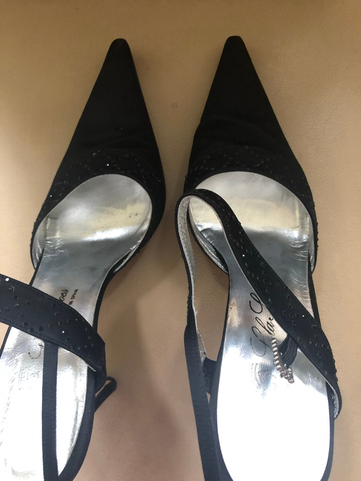 Elegante zwarte pump- 38- Lola Shoes, Pumps, Zwart, Ophalen of Verzenden, Zo goed als nieuw