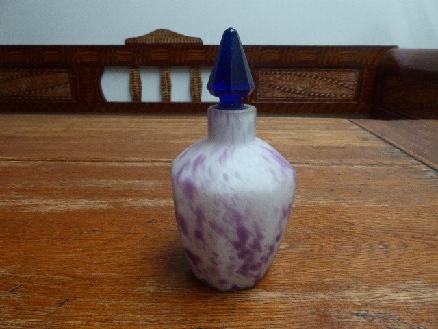 Opaline flesje met stop (2), Antiek en Kunst, Ophalen of Verzenden