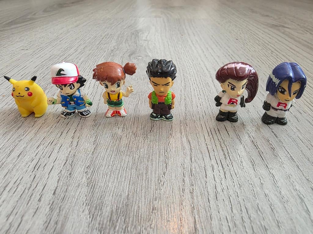 Pokémon Trainer poppetjes Tomy Chibi Poke House, Verzenden, Gebruikt