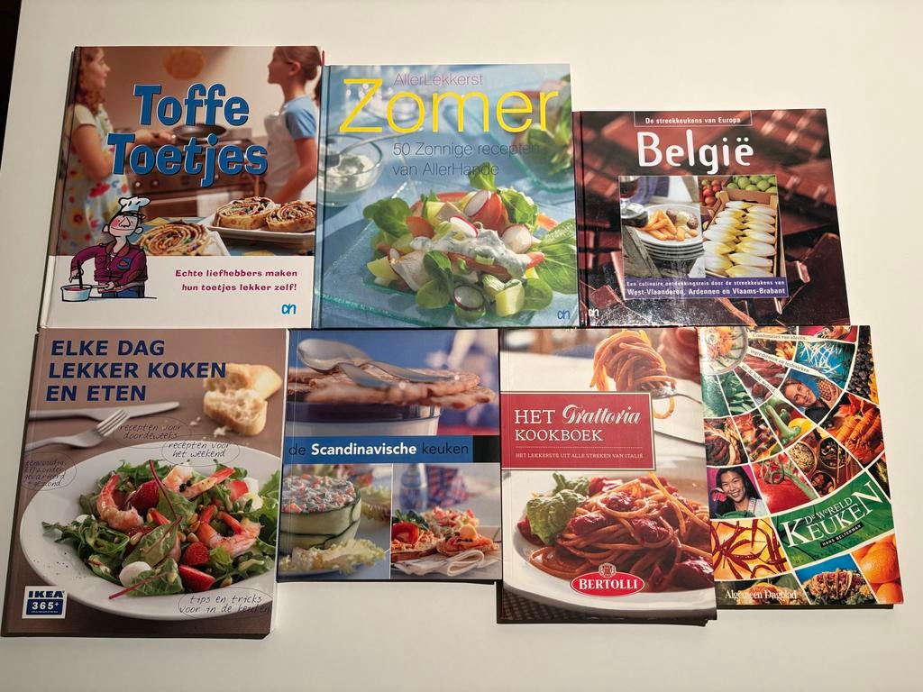 Kookboeken Albert Heijn, Ikea, Algemeen Dagblad, Bertolli, Boeken, Kookboeken, Ophalen of Verzenden, Zo goed als nieuw