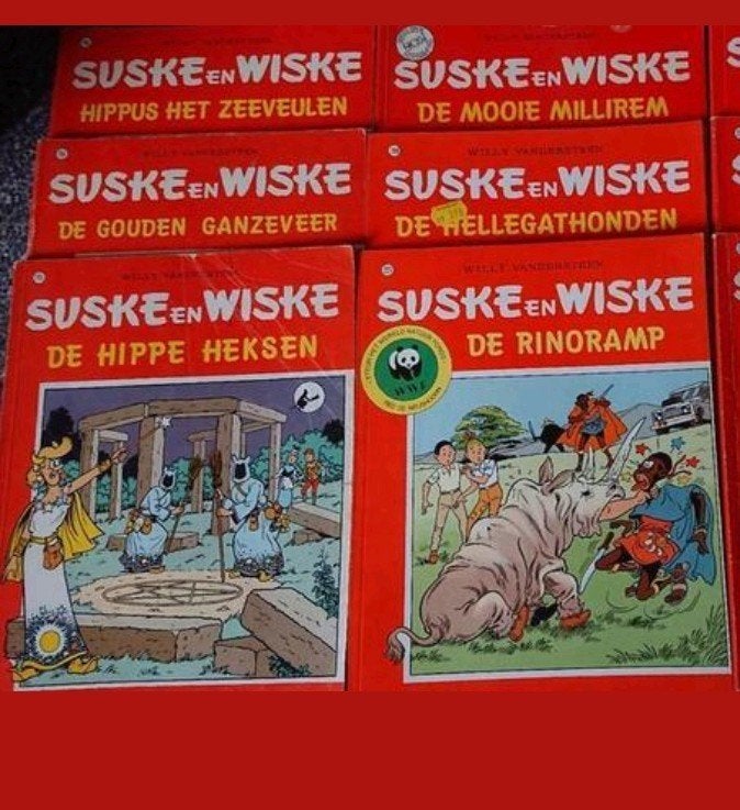 Suske en Wiske nr.193, 194, 195, 204, 208, 221, 222, 230, Meerdere stripboeken, Ophalen of Verzenden, Zo goed als nieuw, Willy Vandersteen