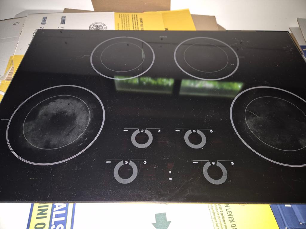 Inductiekookplaat, Ophalen, Inbouw, Inductie, 4 kookzones