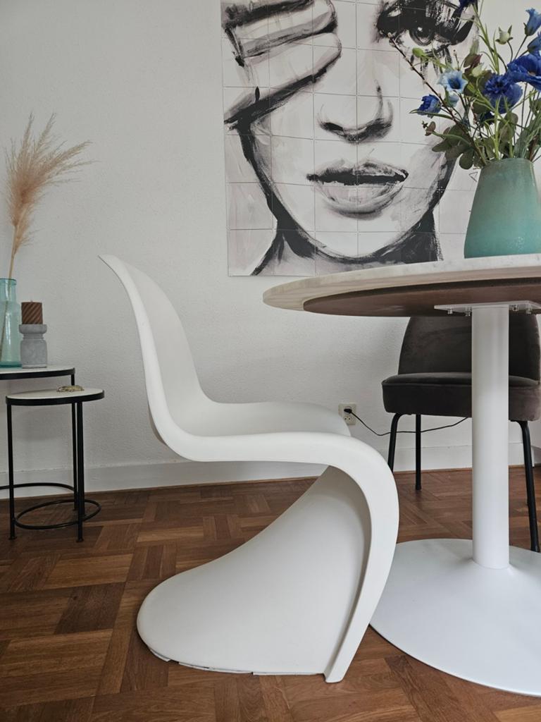 Originele Vitra Verner Panton S Chair wit, Ophalen, Minder dan 10 m², Wit