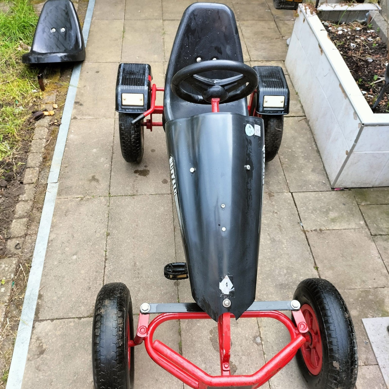 Buffalo skelter met duozit -, Kinderen en Baby's, Speelgoed | Buiten | Skelters, Ophalen, Zo goed als nieuw, Buffalo, Duozit