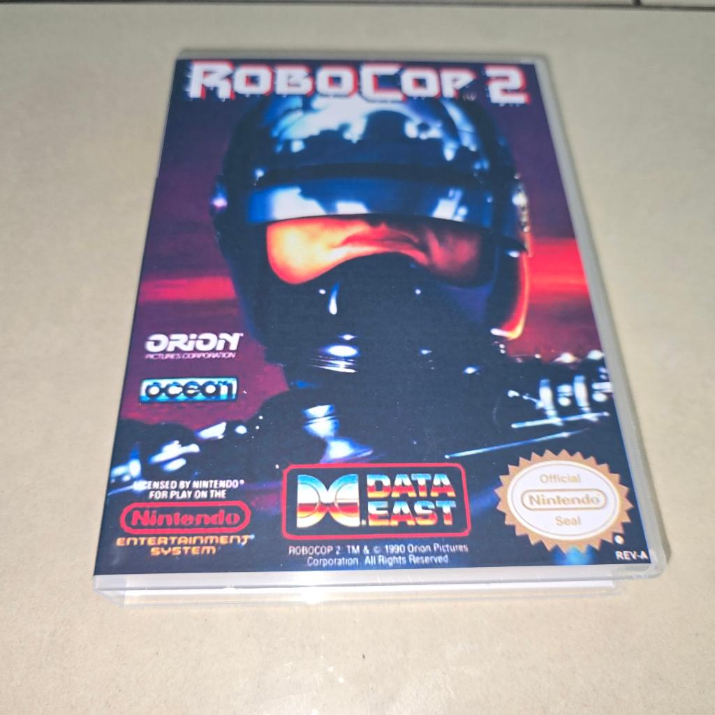 RoboCop 2 NES Game Case, Spelcomputers en Games, Games | Nintendo NES, Avontuur en Actie, Verzenden, 1 speler, Zo goed als nieuw