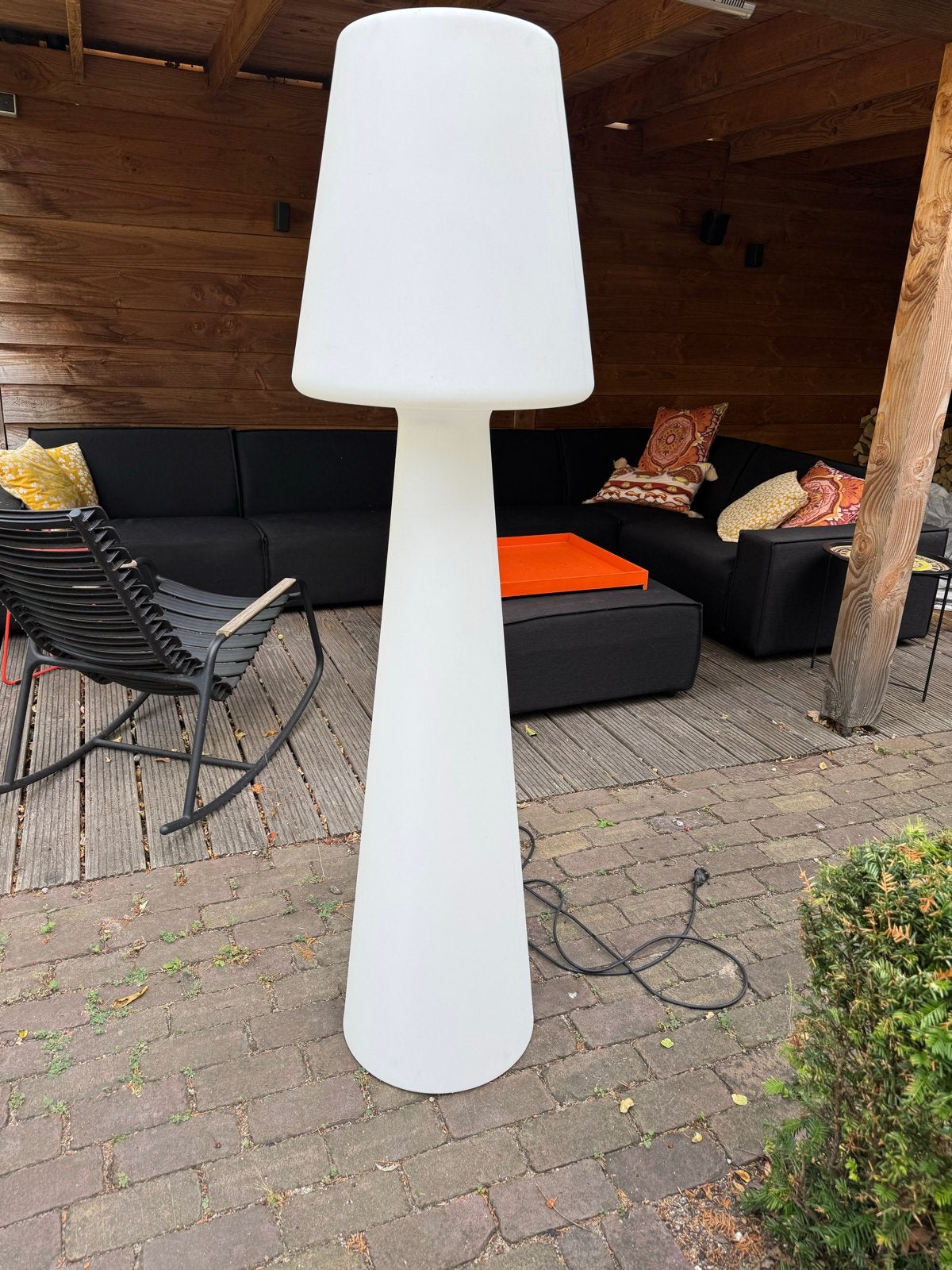 Grote witte vloerlamp Fatboy lookalike, Ophalen, Zo goed als nieuw