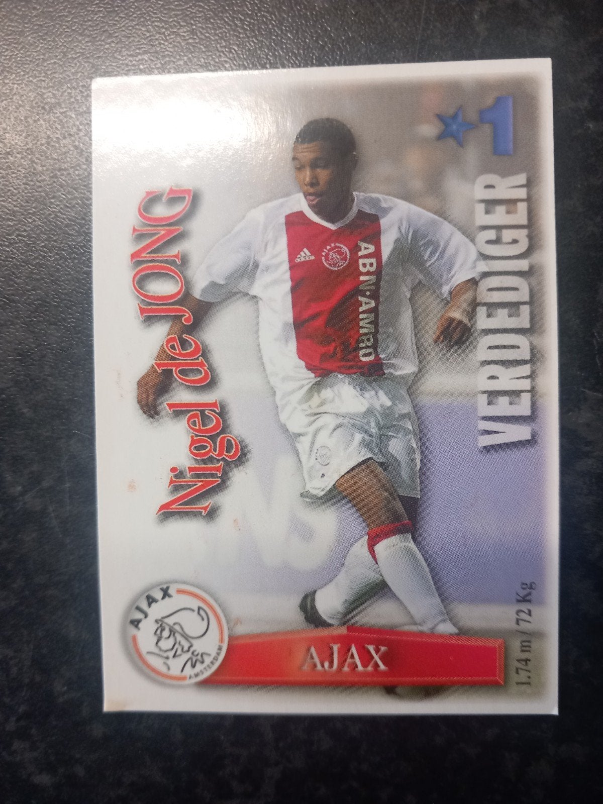Nigel de Jong Ajax All Stars Trading Card Game, Ophalen of Verzenden, Zo goed als nieuw, Ajax, Spelerskaart