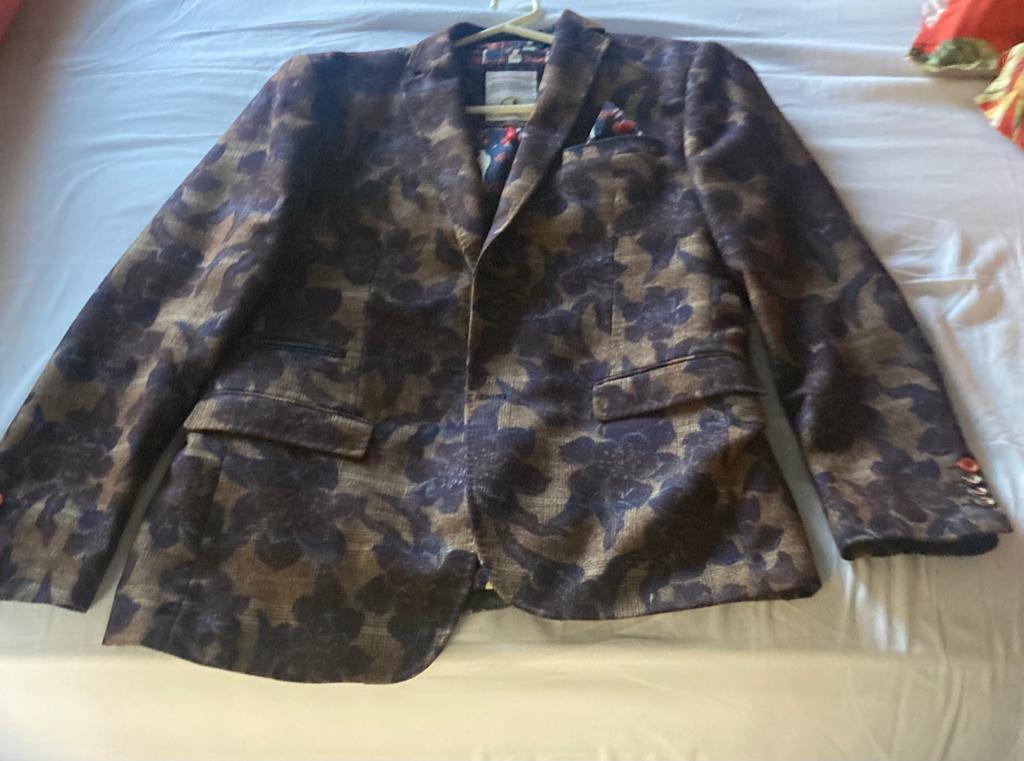 Heren Colbert met Gilet maat 52, Maat 52/54 (L), Blauw, Ophalen of Verzenden, Zo goed als nieuw