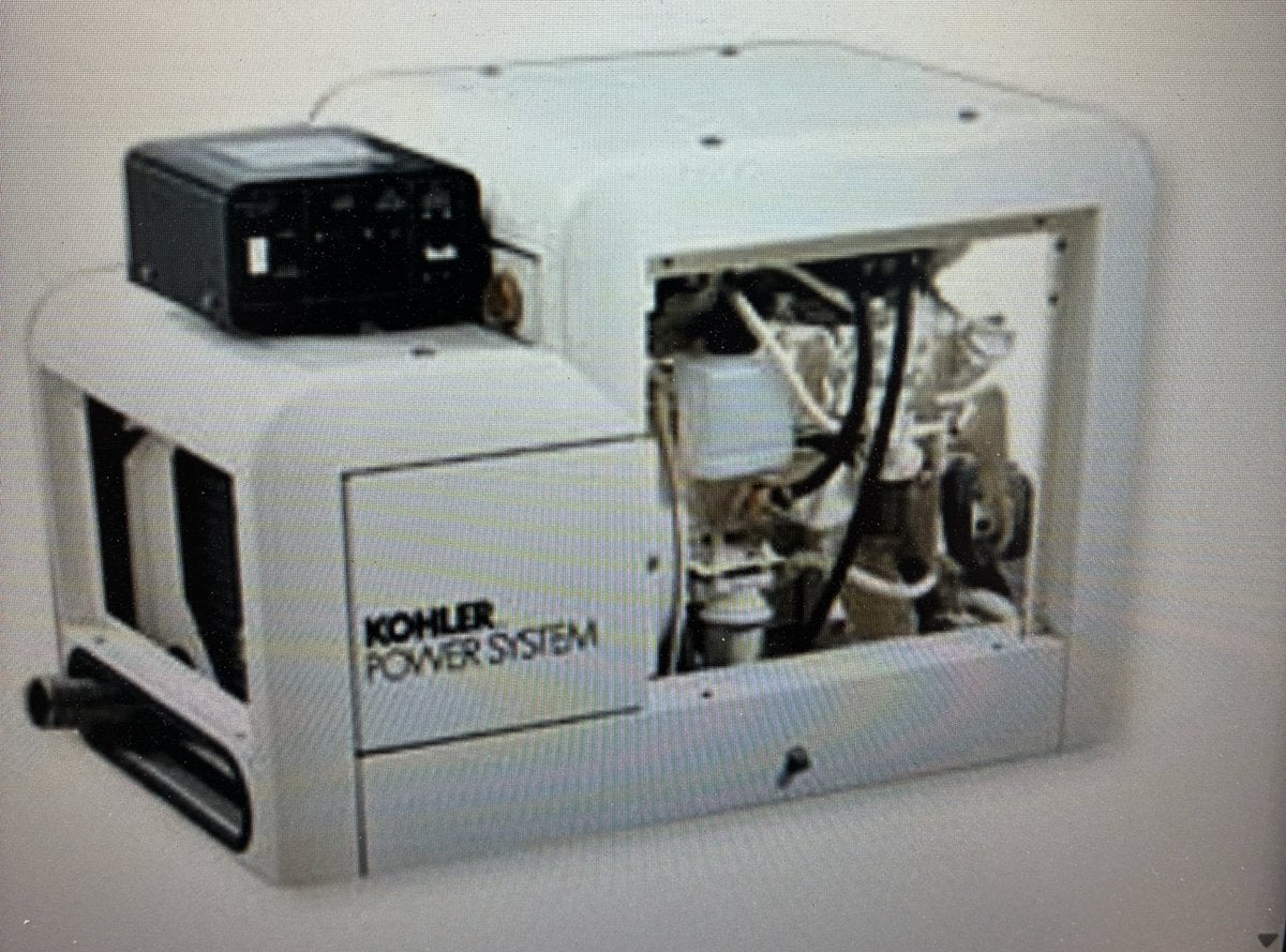 Kohler generator 230v 6,5 kw 465 uur, Watersport en Boten, Bootonderdelen, Ophalen, Zo goed als nieuw, Motor en Techniek, Zeilboot of Motorboot