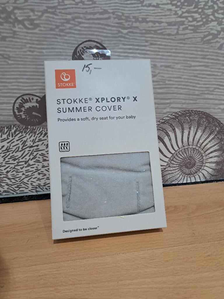 Stokke Xplory X Summer Cover Light Grey, Kinderen en Baby's, Overige Kinderen en Baby's, Nieuw, Ophalen