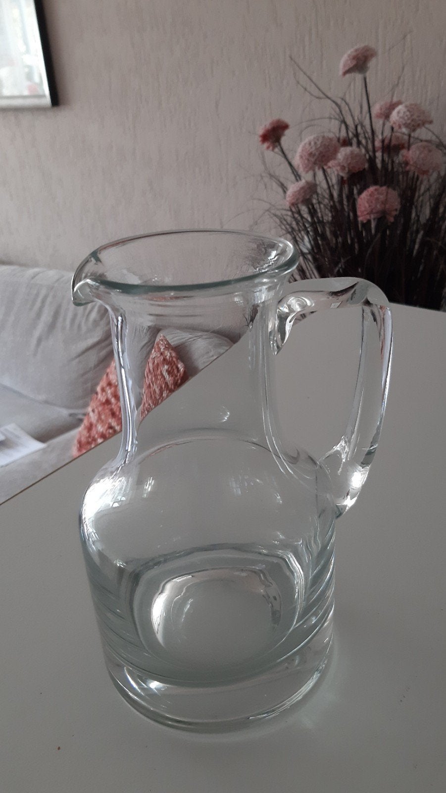 Glazen Karaf / Waterkan van Polman Arnhem, Antiek en Kunst, Antiek | Glas en Kristal, Ophalen of Verzenden