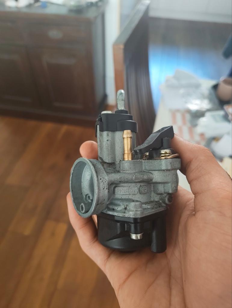 17.5 dellorto carb, Ophalen, Zo goed als nieuw, Carburateur