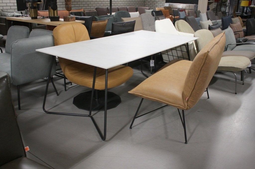 Prachtige eettafel tuintafel CHARLES Jess Design keramiek, Ophalen, Zo goed als nieuw