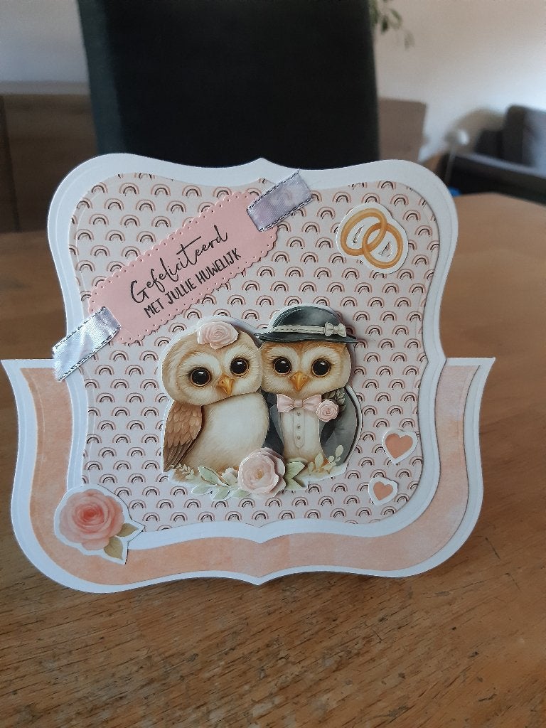 Scrap-Gefeliciteerd met jullie huwelijk(1414), Ophalen of Verzenden, Nieuw, Overige thema's
