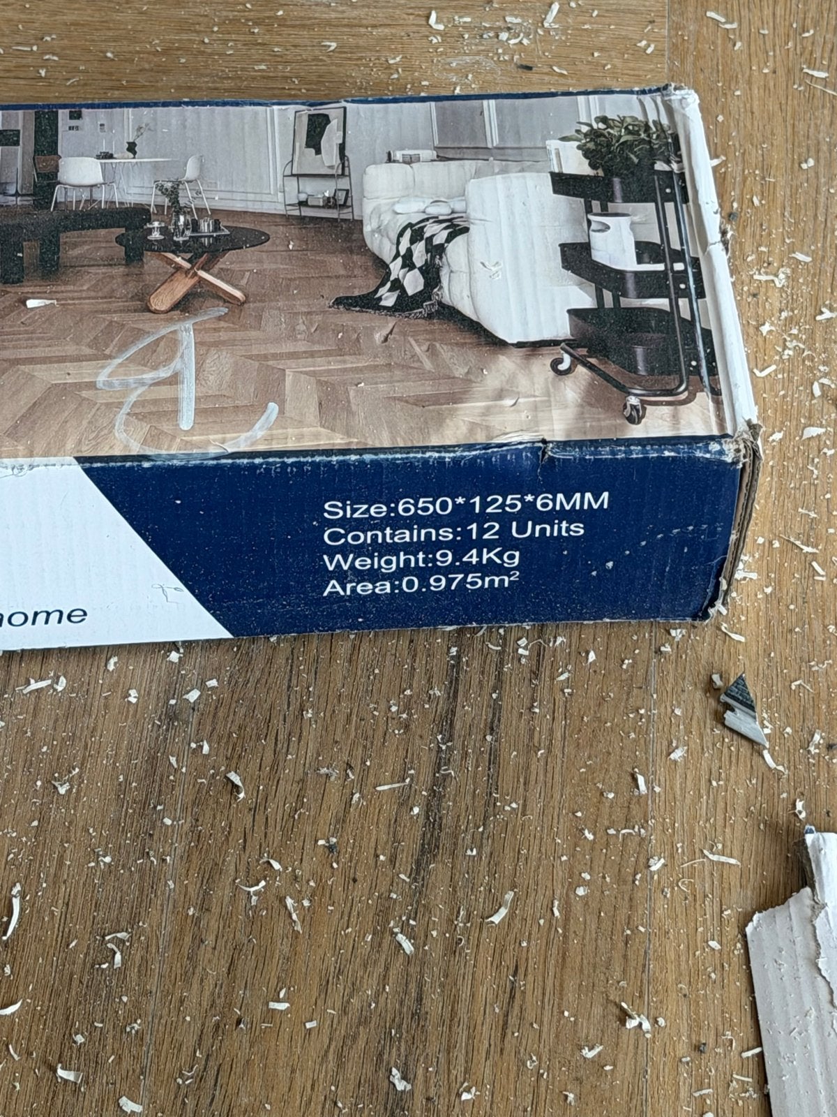 Gezocht: SPC pvc klik visgraat vloer HIF24012, 650x125x6 mm,, 50 tot 150 cm, Nieuw, Ophalen of Verzenden, Minder dan 5 m²