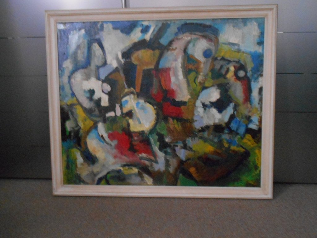 Schilderij : Harry van de Boel: Ruiter., Ophalen, Olieverf