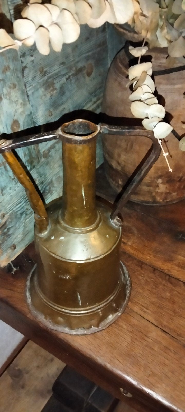 Brocante oude waterketel, Ophalen of Verzenden, Koper