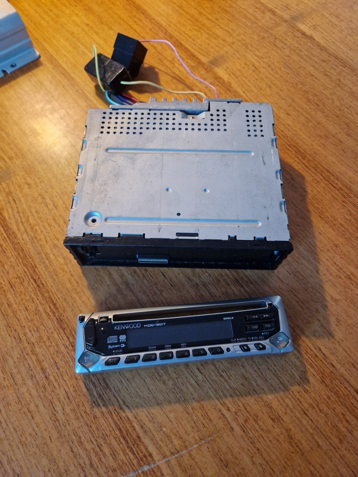 Kenwood Autoradio met Versterker - Gebruikt, Goede Staat, Auto diversen, Ophalen of Verzenden, Gebruikt
