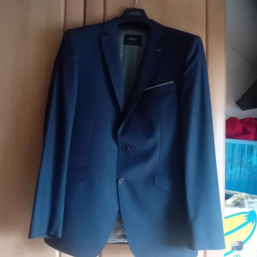 Stijlvol Digel Move Heren Colbert - Maat 48, Blauw, Maat 46/48 (XL) of groter, Zo goed als nieuw, Digel