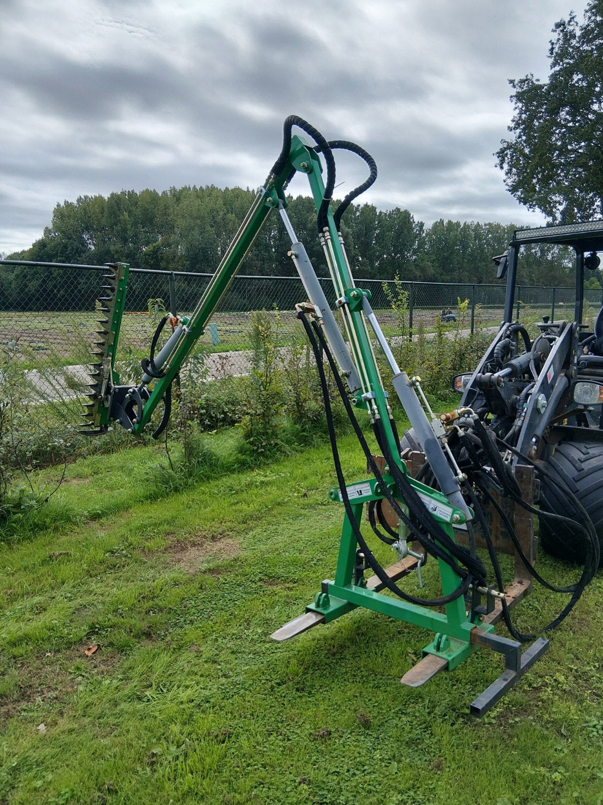 heggenschaar maai arm 1,20 breed. nieuw., Ophalen of Verzenden, Benzine-grasmaaier, 50 cm of meer, Balkmaaier