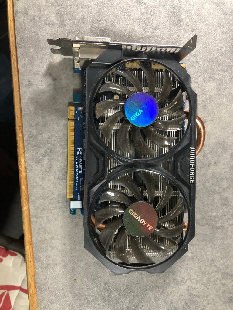 Gigabyte GeForce GTX 750 Ti OC (2 GB), PCI-Express 3, Gebruikt, Ophalen of Verzenden, GDDR5