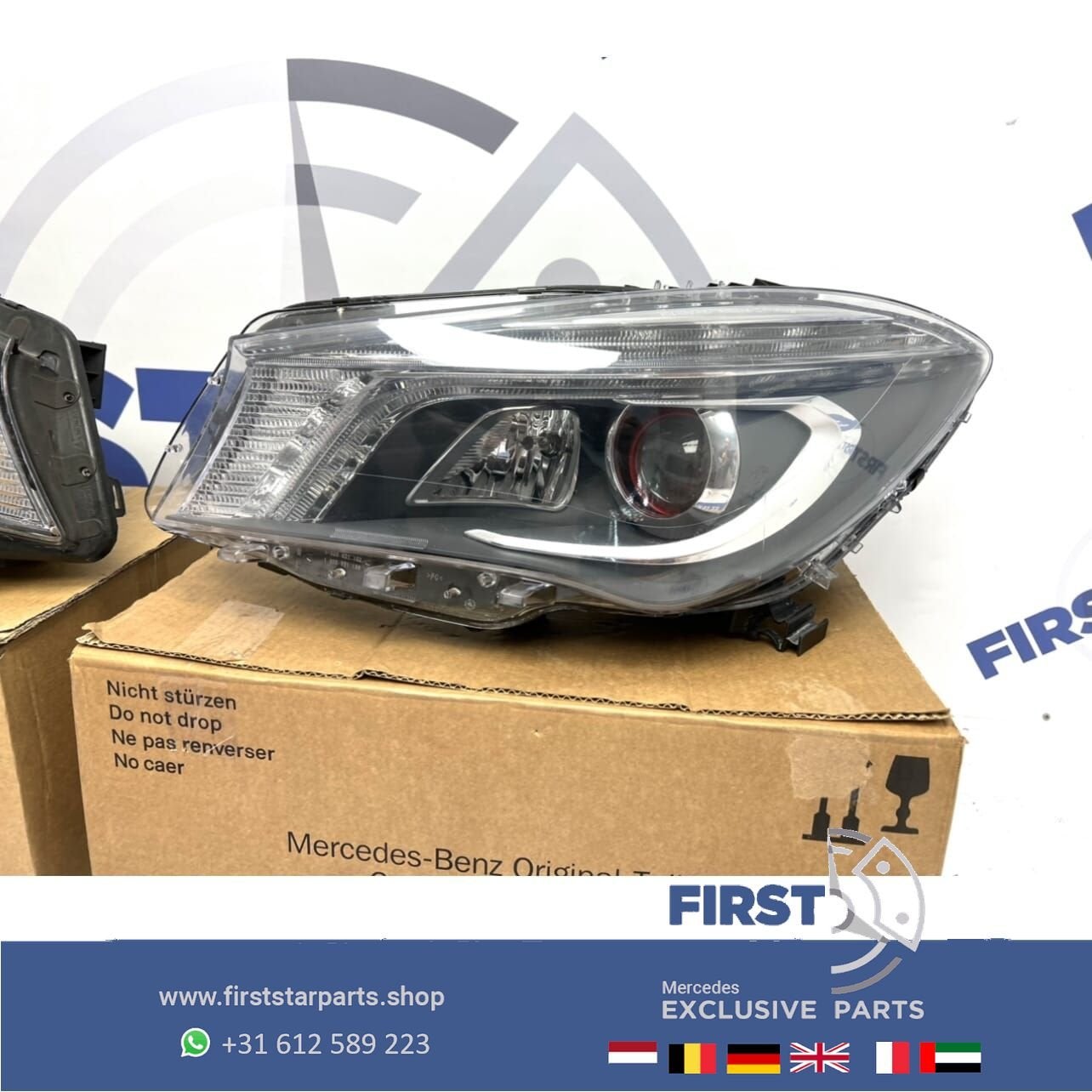 W117 X117 CLA ILS BIXENON LED Koplamp LINKS RECHTS SET Merce, Gebruikt, -, Ophalen of Verzenden, -