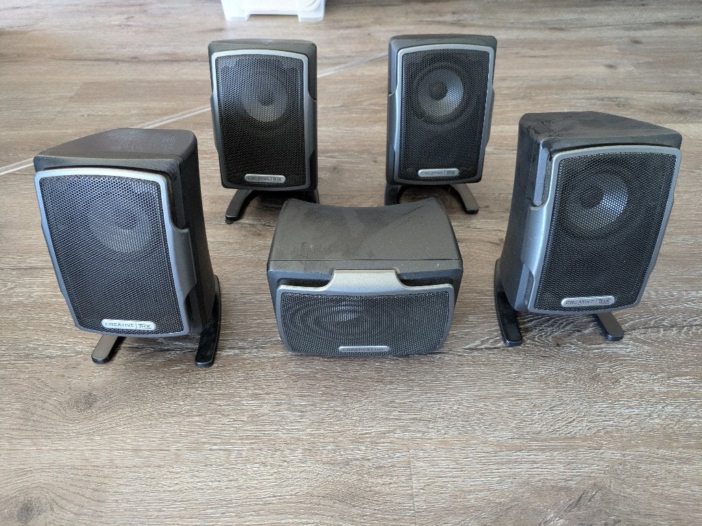 5 Creative THX speakers, Computers en Software, Pc speakers, Ophalen, Gebruikt, Overige typen, Creative