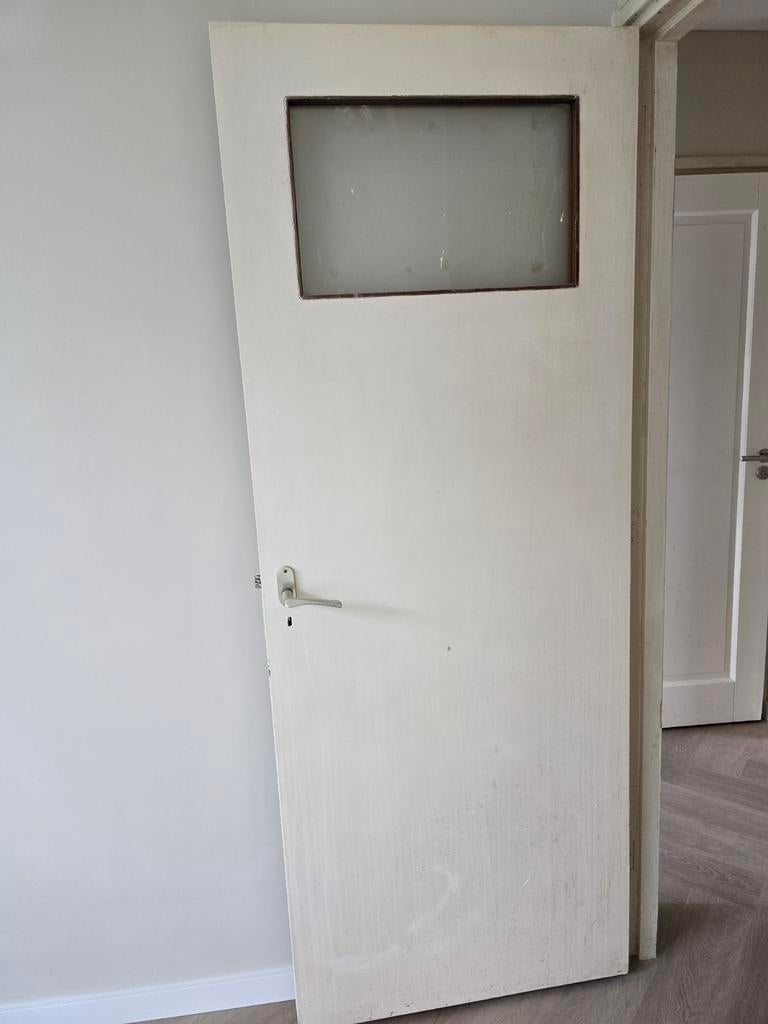Oude binnendeur, Ophalen, Gebruikt, Minder dan 80 cm, Binnendeur