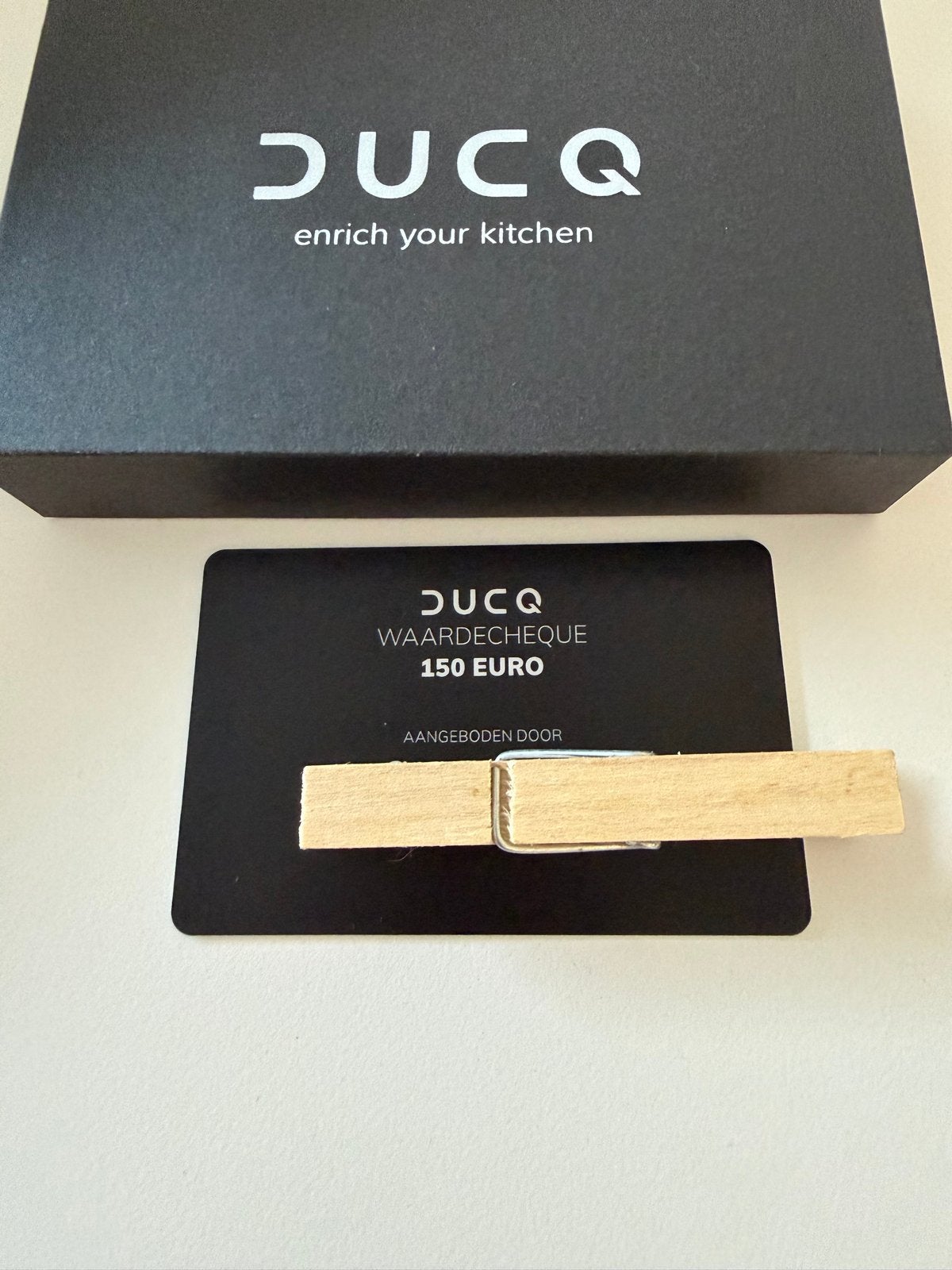 DUCQ KORTINGSBON €150 EURO, Tickets en Kaartjes, Drie personen of meer, Kortingsbon
