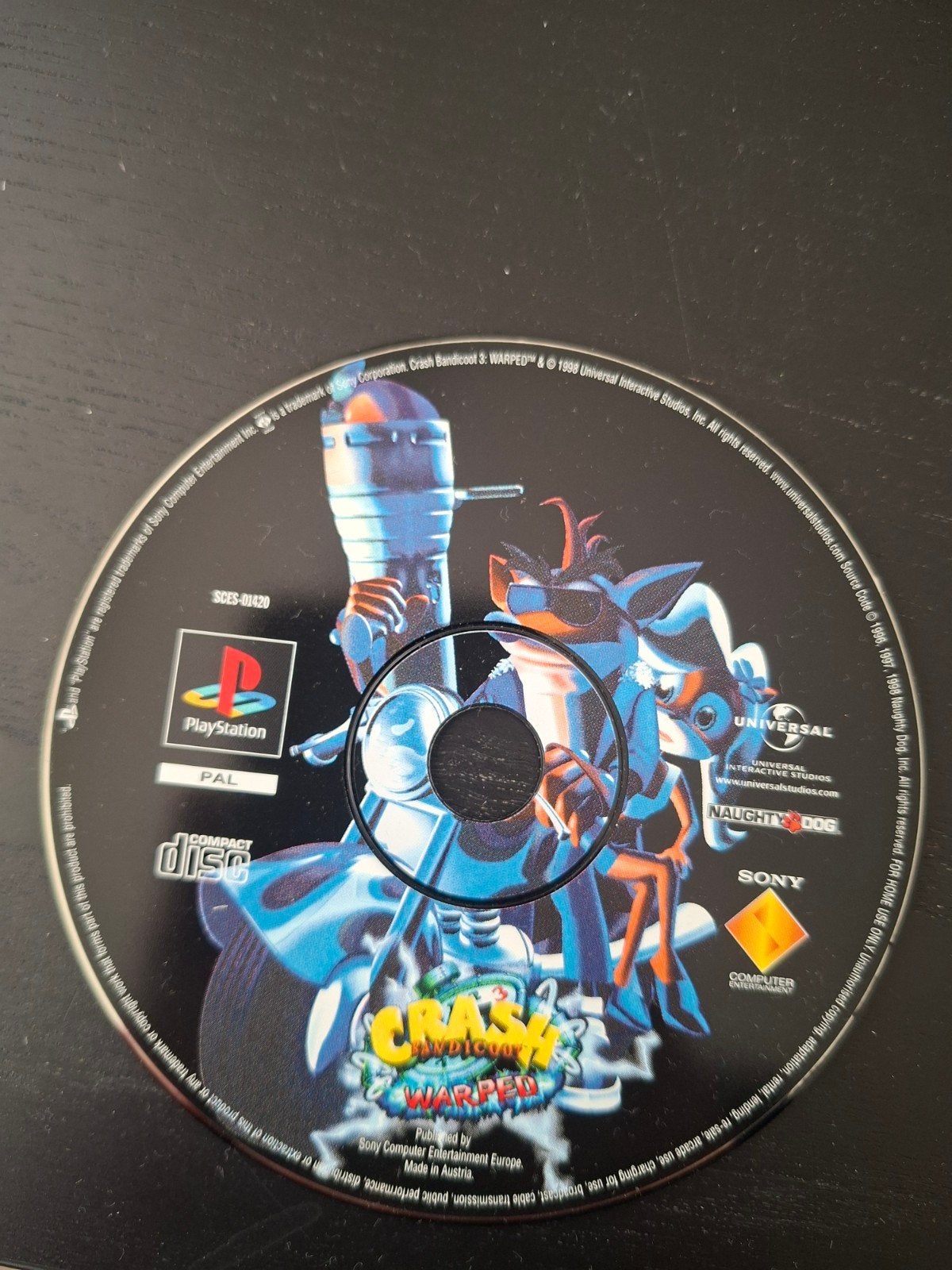Crash Bandicoot 3: Warped (PlayStation 1, PAL), Spelcomputers en Games, Ophalen, Gebruikt, 1 speler, Platform