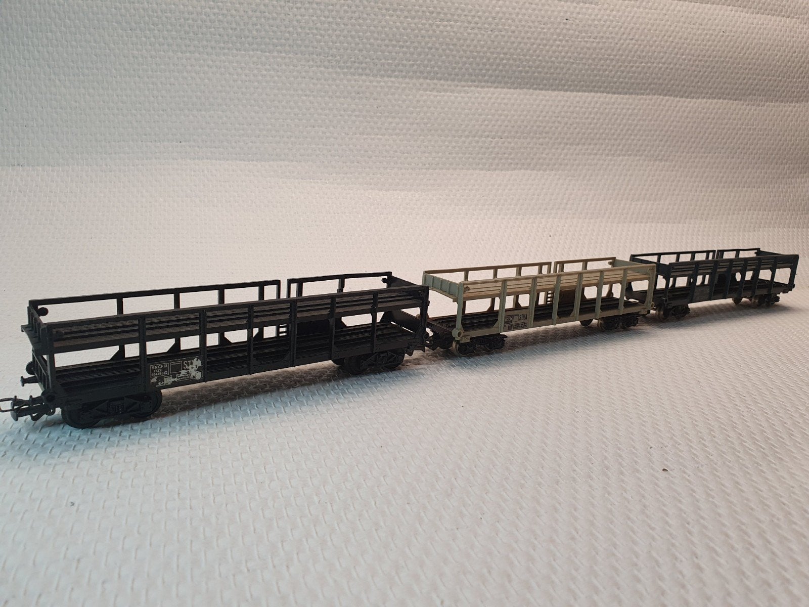3 Jouef H0 autotransportwagons - Gebruikt, goede staat, Ophalen of Verzenden, Gebruikt, Wagon, Jouef