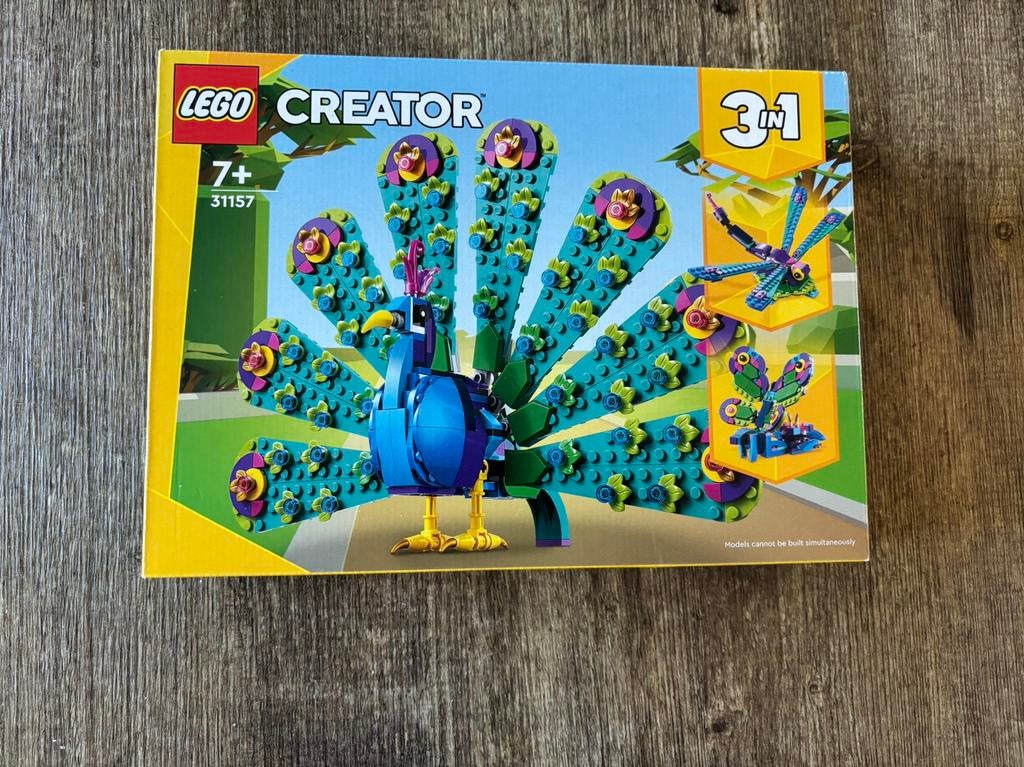 Lego 31157 creator exotische pauw, Ophalen, Zo goed als nieuw