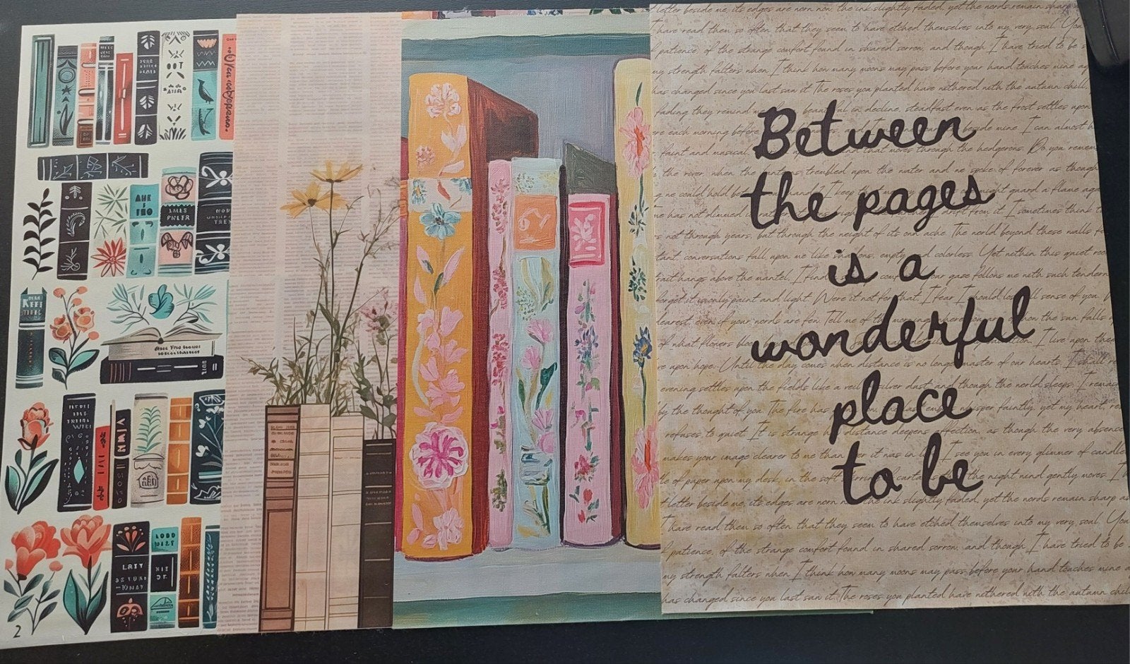 4 Canvasposters thema boeken, Ophalen of Verzenden, A1 t/m A3