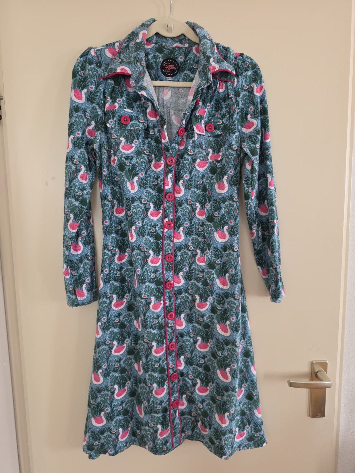 Leuke Tante Betsy jurk xl, Kleding | Dames, Blauw, Maat 46/48 (XL) of groter, Ophalen of Verzenden, Zo goed als nieuw