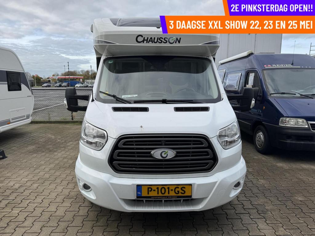 Chausson 758 TITANIUM AUTOMAAT, QUEENSBED, HEFBED, 20396 KM, Caravans en Kamperen, Automaat, Diesel, Elektrische ramen, Airbags