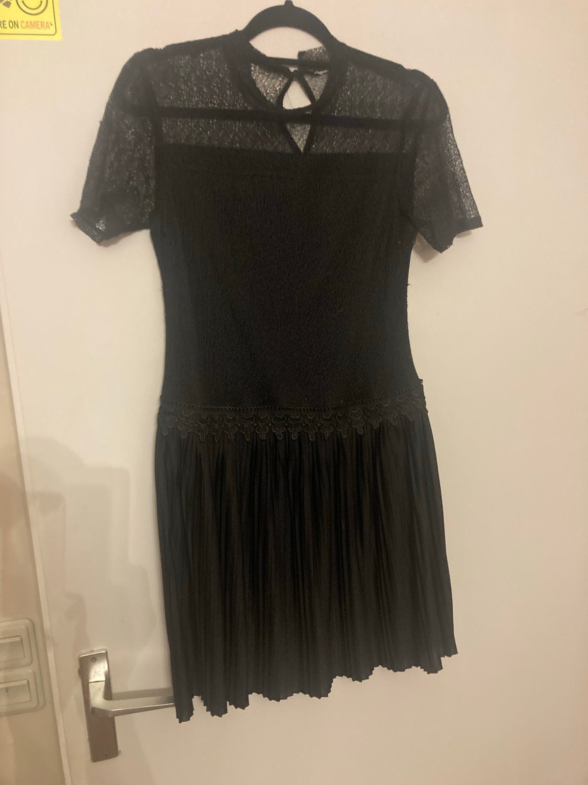 Elegante jurk, Zwart, Nieuw, Ophalen of Verzenden, Maat 36 (S)