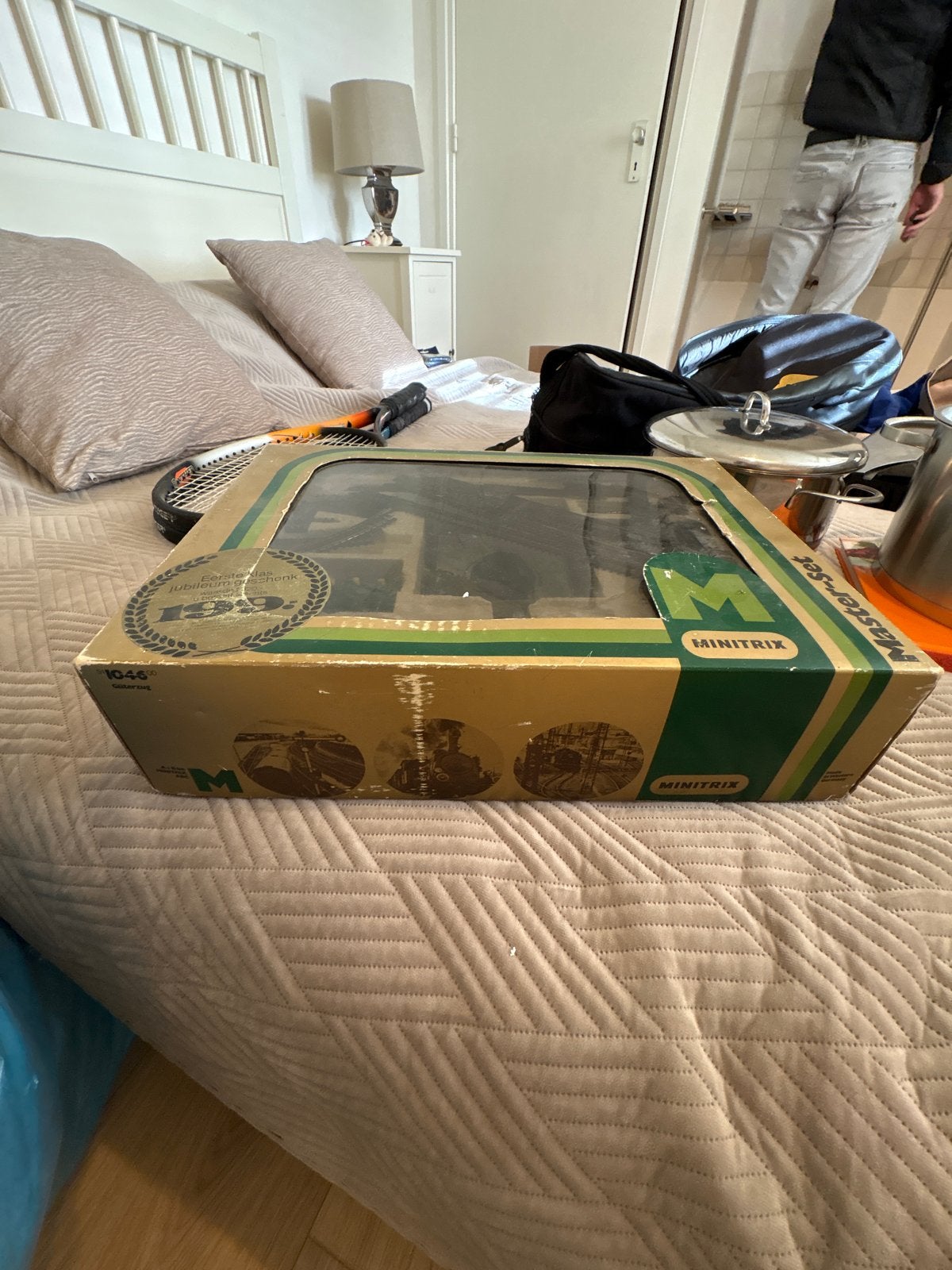 Minitrix 1046 Treinset - Eerste klas Jubileum Geschenk, Hobby en Vrije tijd, Gelijkstroom, Trix, Ophalen of Verzenden, Analoog